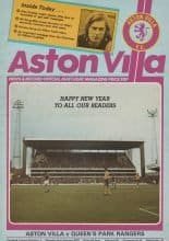 Aston Villa v Queens Park Rangers 02-Jan-1978