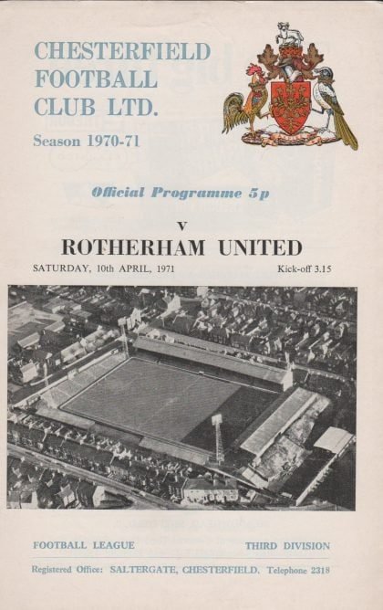 Chesterfield v Rotherham United 10-Apr-1971