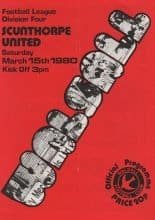 Walsall v Scunthorpe United 15-Mar-1980