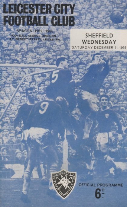 Leicester City v Sheffield Wednesday 11-Dec-1965