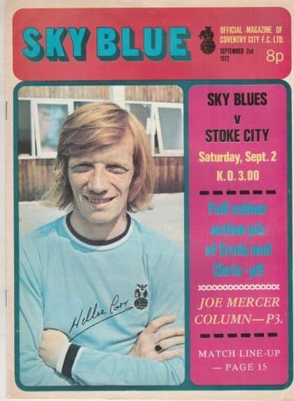 Coventry City v Stoke City 02-Sep-1972