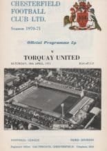 Chesterfield v Torquay United 24-Apr-1971