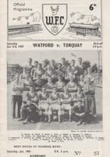 Watford v Torquay United 03-Jan-1959