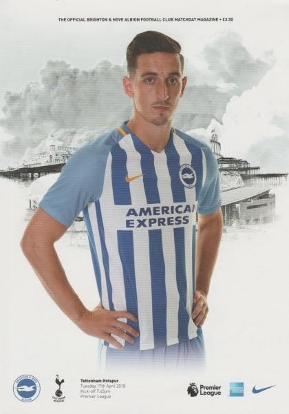 Brighton & Hove Albion v Tottenham Hotspur   17-Apr-2018