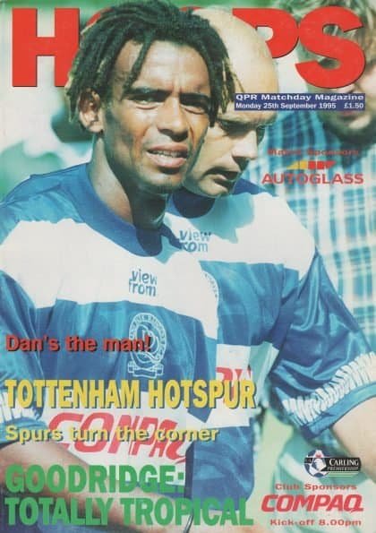 Queens Park Rangers v Tottenham Hotspur  25-Sep-1995