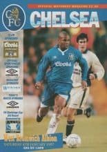 Chelsea v West Bromwich Albion 04-Jan-1997