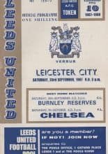 Leeds United v Leicester City 23-Sep-1967