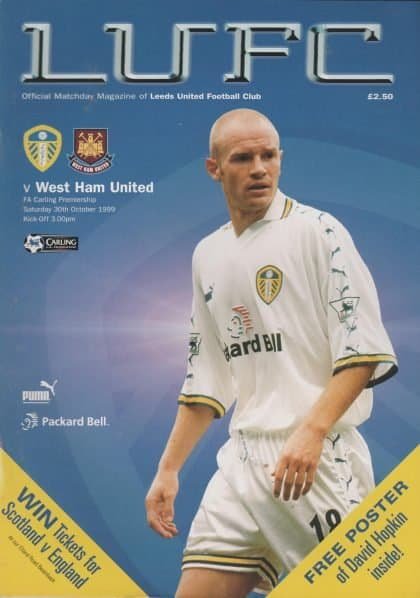 Leeds United v West Ham United 30-Oct-1999