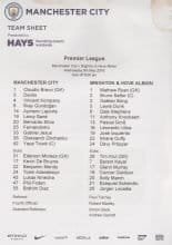 Manchester City v Brighton and Hove Albion  09-May-2018