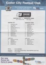 Exeter City v Swindon Town  04-Oct-2011