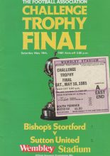 Bishop's Stortford v Sutton United 16-May-1981