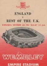 England v Rest of the UK  06-Nov-1963