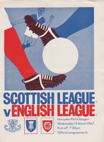 Scottish Football League v English Football League  15-Mar-1967