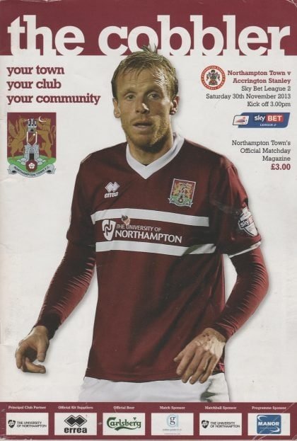 Northampton Town v Accrington Stanley 30-Nov-2013