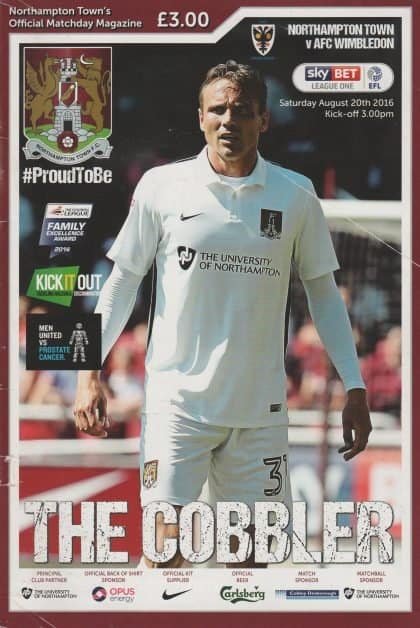 Northampton Town v AFC Wimbledon  20-Aug-2016