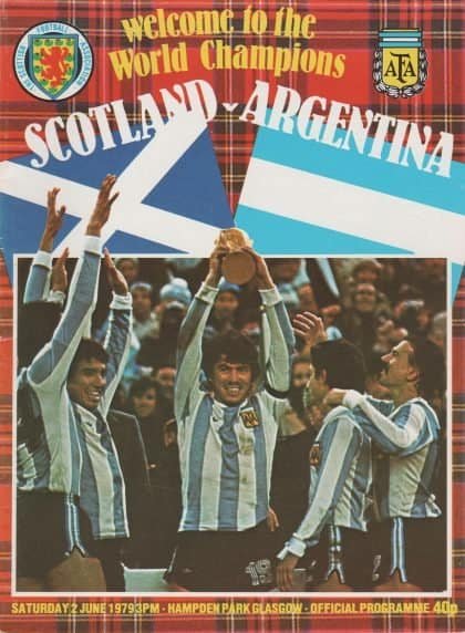 Scotland v Argentina  02-Jun-1979