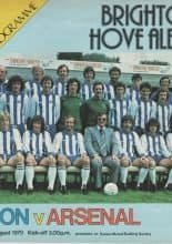 Brighton & Hove Albion v Arsenal  18-Aug-1979