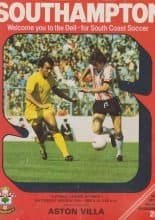 Southampton v Aston Villa 15-Mar-1980