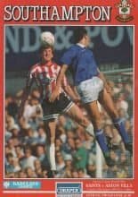 Southampton v Aston Villa 29-Aug-1989