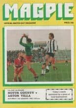 Notts County v Aston Villa 02-Jan-1982
