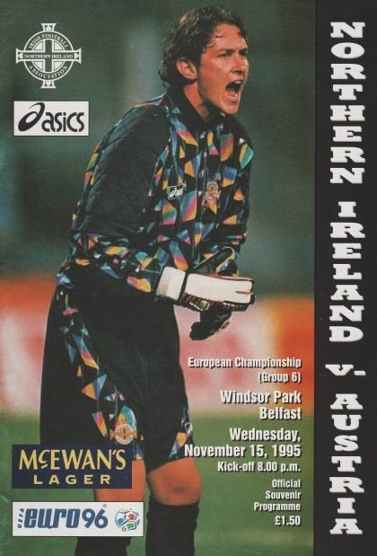 Northern Ireland v Austria 15-Nov-1995