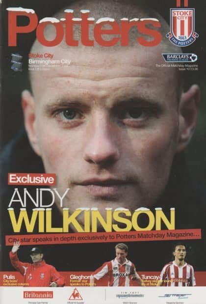 Stoke City v Birmingham City 28-Dec-2009