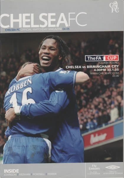 Chelsea v Birmingham City  30-Jan-2005