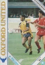 Oxford United v Blackburn Rovers 20-Jan-1990