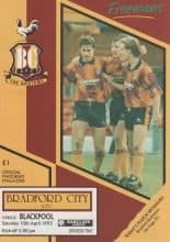 Bradford City v Blackpool 10-Apr-1993