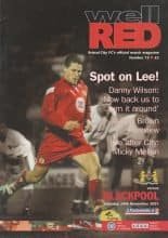 Bristol City v Blackpool 24-Nov-2001
