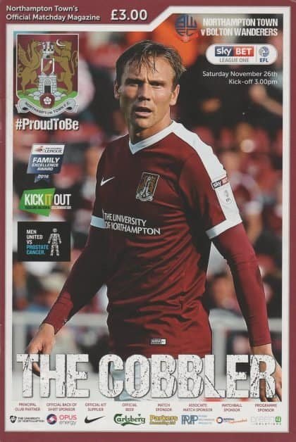 Northampton Town v Bolton Wanderers  26-Nov-2016