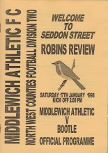 Middlewich Athletic v Bootle  17-Jan-1998