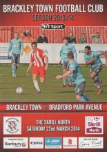 Brackley Town v  Bradford Park Avenue 22-Mar-2014