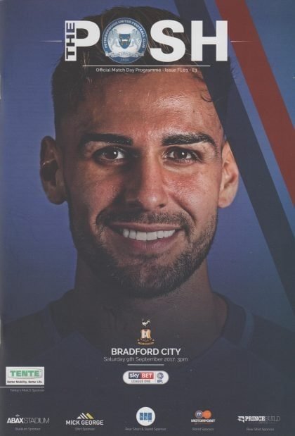 Peterborough United v Bradford City  09-Sep-2017