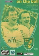 Norwich City v Bradford City 10-Nov-2001