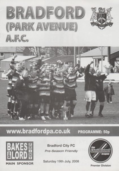 Bradford Park Avenue v Bradford City 19-Jul-2008