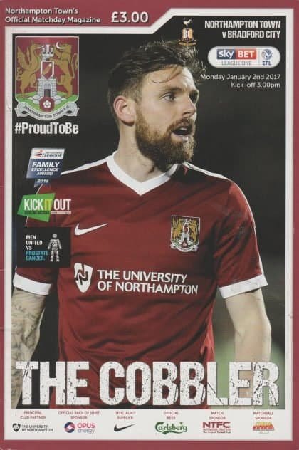 Northampton Town v Bradford City 02-Jan-2017