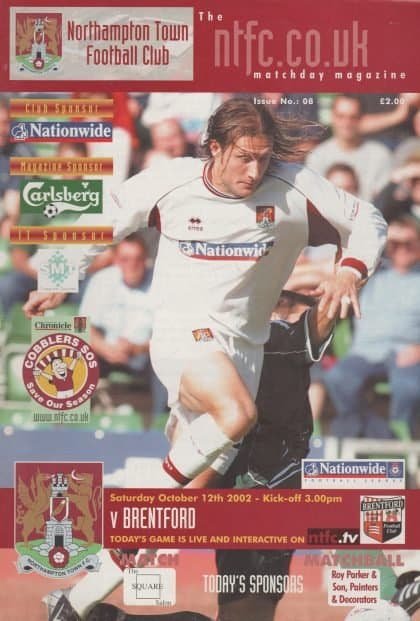 Northampton Town v Brentford 12-Oct-2002