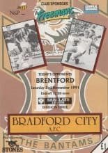 Bradford City v Brentford 02-Nov-1991