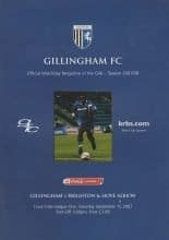 Gillingham v Brighton and Hove Albion 15-Sep-2007