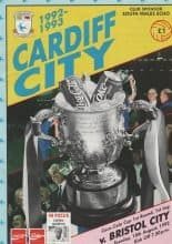 Cardiff City v Bristol City 18-Aug-1992