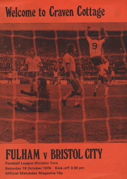 Fulham v Bristol City 19-Oct-1974