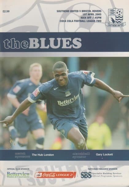 Southend United v Bristol Rovers  01-Apr-2005
