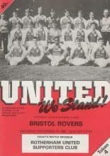 Rotherham United v Bristol Rovers 20-Sep-1986
