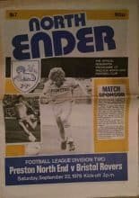 Preston North End v Bristol Rovers  22-Sep-1979