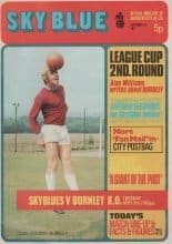 Coventry City v Burnley  07-Sep-1971