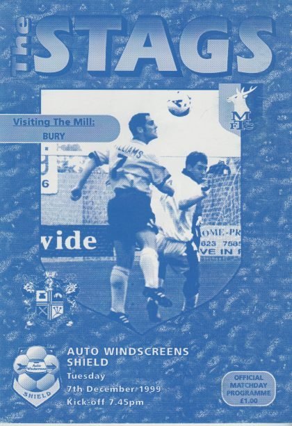 Mansfield Town v Bury 07-Dec-1999
