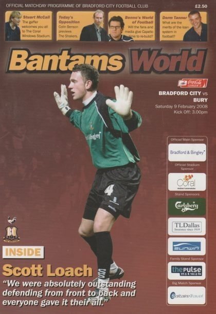 Bradford City v Bury 09-Feb-2008