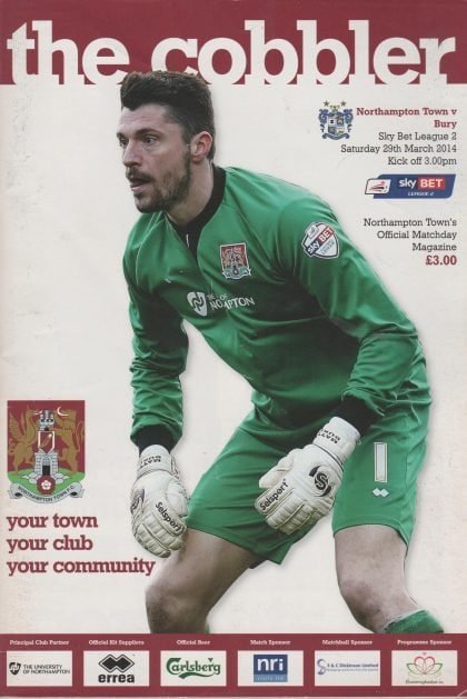 Northampton Town v Bury   26-Dec-2014