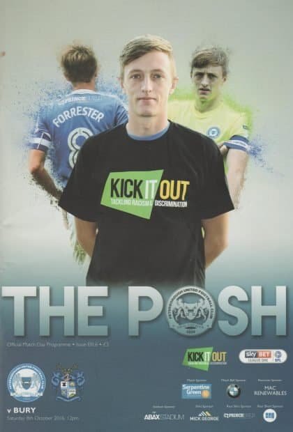 Peterborough United v Bury 08-Oct-2016